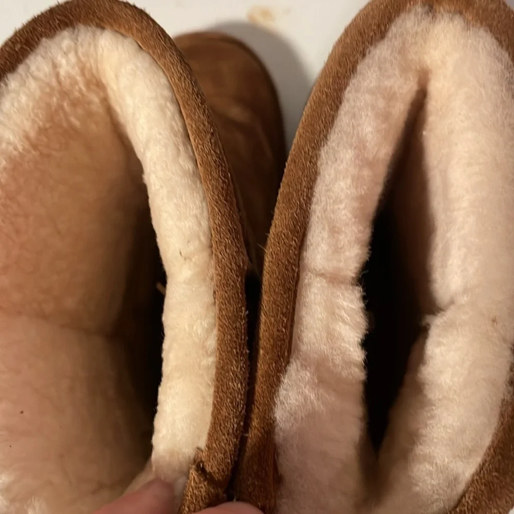 brown suede